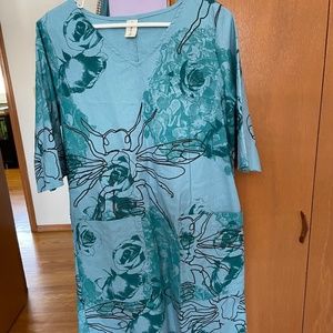 Smoking Lily Cotton/Linen tunic